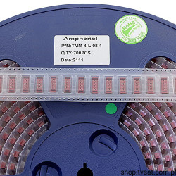 TMM-4-L-08-1 Connect DIP Straight Female Lock 8W THT AMPHENOL