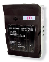 Rozłącznik bezpiecznikowy 3P 100A NH000 HVL EK 000 0S00 16 001701001
