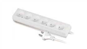 Przedłużacz 6-Gniazd B/U 10A 1,5M /Omy 2X1/ Biały Ps-660 T-105830
