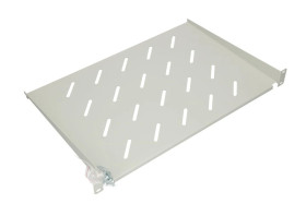 Półka 19, do szaf wiszących Extralink 1U 300mm Szara