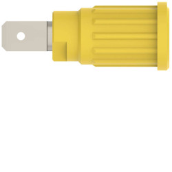 Sch&#xFC;tzinger SEPB 6453 Ni/GE Push-fit Safety Socket Yellow 1pc