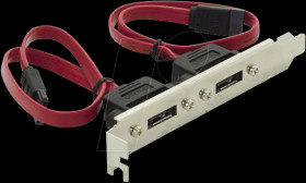 75626 Slot cover with 2x eSATA