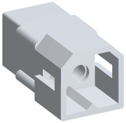 Obudowa złącza 4-pinowe 2-rzędowe raster: 5.03mm Molex Męski Montaż na kablu STANDARD .093"