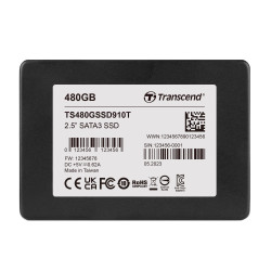 Dysk SSD TS480GSSD910T, 480 GB, SATA III 6 Gb/S, wewnętrzny, Transcend 3D TLC