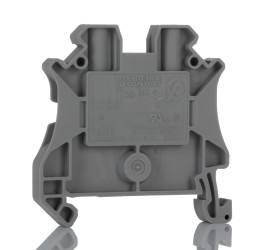 Blok zacisków przelotowych Phoenix Contact poziomy: Pojedynczy 26 → 12AWGŚruba UT 4 32A 1 kV