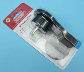 WT.SIEC.WTPV-2 16A/250V CZARNA 2P+Z PLAS