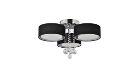 Lampa Sufitowa Gambela 3 Czarna Lp-991/3C Bk Light Prestige