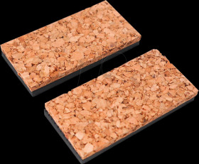 9-900-E50-KORK Clamping jaws, for gluing on, cork/plastic, 50 mm, 1 pair