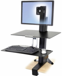 Monitor Ergotron WorkFit-S, średniej wielkości HD z Worksurface