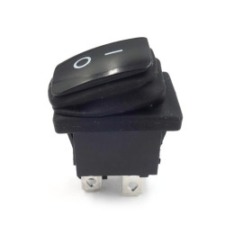 Przełącznik koł.mały AC czarny hermet.6A 2poz.