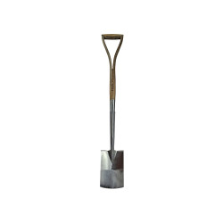 Faithfull FAIPRESBSSS Prestige Stainless Steel Border Spade Ash Handle