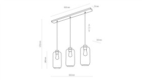 Lampa Wisząca Podwieszany Led Getafe Kolor Czarny Chrom, 34W 3000K Do Pokoju...