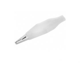 Krokodylek izolowany biały 27.5mm