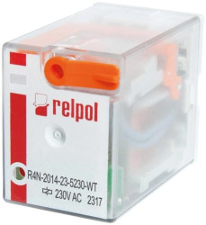 Przekaźnik przemysłowy 4P 230V AC AgNi R4N-2014-23-5230-WT A00003