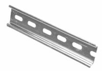 T35SZYNA333-O Szyna montażowa TS35 - długość 333mm - stal cynkowana z otworami