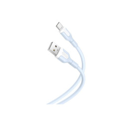 Kabel USB- USB-C 1m 2,1A niebieski NB212 T-90656 GSM117369 XO