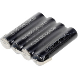 Panasonic 137387 eneloop Pro AAA Battery Pack 4x 900mAh 4.8V NiMH