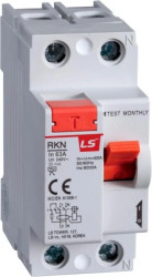 Wyłącznik różnicowoprądowy 2P 63A 0,03A typ A RKN2P 63A 30MAA 06220453R0