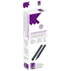 TruComponents 30496 Heatshrink adhesive Blk 19mm 3.10mm Shrinkage:6:1 2pcs