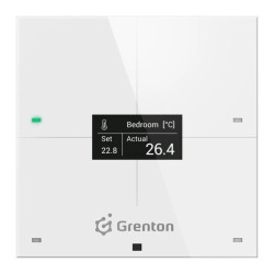 GRENTON SMART PANEL 4B, OLED, BIAŁY, TF-Bus, SPS-204-T-02