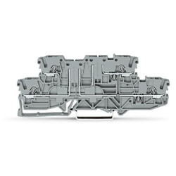 Dwurzędowa złączka szynowa WAGO poziomy: 2 14AWGWciskane TOPJOB S