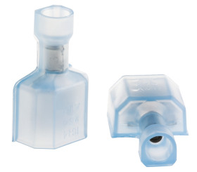 Konektor płaski Męski 6.3 x 0.8mm długość 21.79mm Izolacja: Izolowane Cyna