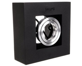 Oprawa punktowa sufitowa GU10 10W STOBI DLP 50-B czarna 26830