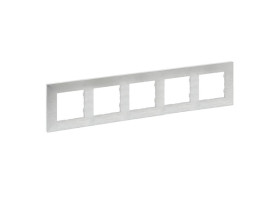 NILOE STEP Ramka 5 pięciokrotna aluminium szczotkowane 863895 LEGRAND