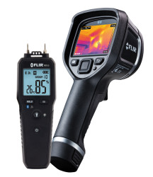 Kamera termowizyjna z łącznością WiFi FLIR 320 x 240piksel ±2 %, ±2°C (±3,6°F) Budownictwo 9Hz <50mK 45 x 34° E8-XT