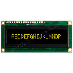 Winstar WEH001601BLPP5N00100 OLED Display 16x1 Yellow on black 2.25&quot;