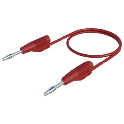 SKS Hirschmann 938110101 MVL F 2/10 Test Lead 2mm Red 10cm 1pc