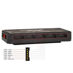 Kontroler sterujący wentylatorami LED Akyga AK-CA-73
