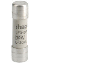 Wkładka bezpiecznikowa cylindryczna CH-10 10x38mm gPV 10A 1000VDC LF310PV HAGER
