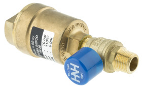 Automatyczny odpowietrznik, Stop miedzi, maks. ciśnienie robocze: 10 barów, gwint: BSP