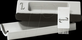 203920 Velvet cleaning pad and nylon brush, white