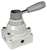 Zawór regulacyjny pneumatyczny 4/3 z dźwignią NPT 1/4 SMC 1/4in