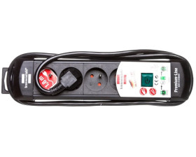 Listwa zasilająca Premium-Line 1,8m 4 gniazda czarna H05VV-F 3G1,5 1156004014/1951144100