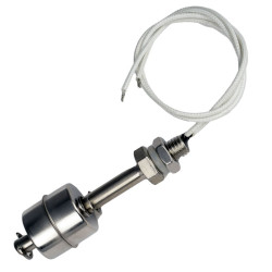 Czujnik pływakowy poziomu wody cieczy stal nierdzewna NO NC 75mm