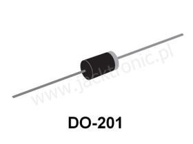 DIODA 1,5KE100A TRANSIL JEDNOKIERUNKOWA.