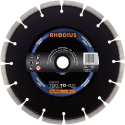 Rhodius 304094 DG70 Diamond Cutting Disc 180mm for Wet/Dry Concrete