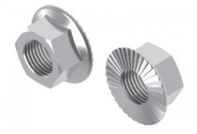 Nakrętka kołnierzowa ząbkowana DIN 6923 NKZM10E A2 890009 /100szt./