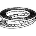 Podkładki Alstertaler Schrauben & Präzisionsteile 159501 28.4 mm 48.5 mm stal 25 szt.