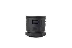 Łącznik do kanałów kablowych RS PRO gwint M40x1.5 36mm Element stały prosty Poliamid IP68 Czarny