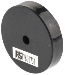 Brzęczyk piezoelektryczny średnica 30mm, sygnał ciągły 90dB RS PRO