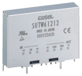 Przetwornica DC-DC, 6W, Uwe 36 → 76 V DC, Uwy ±24V dc, Iwy 250mA, Cosel