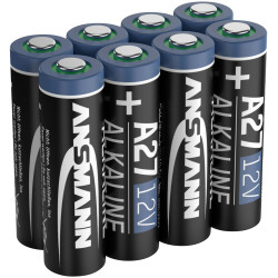 Ansmann 1520-0016 A27 Battery 27A Alkali-Manganese 12V 8pcs Long-lasting