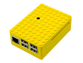 Pi-BLOX Pi3 Case - Yellow [Discontinued]