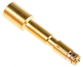 Styk zagniatany 2mm Żeński Połączenie zagniatane 25.5mm 18 → 14 AWG