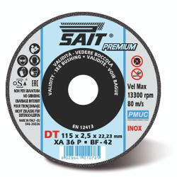 Tarcza ścierna Tarcza tnąca 115mm SAIT 2.5mm