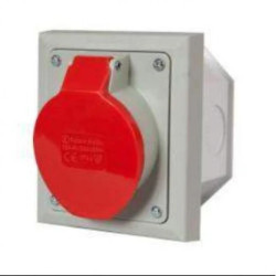 Gniazdo izolacyjne skośne p/t 16A 250V 3P IP44 2629-420